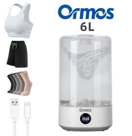 Travel Mini Washer - Cordless Rechargeable Underwear & Socks Washing Machine, Upgraded 6L Portable, Quiet Operation, Perfect For Camping, Dorm, R (Option: 6L)
